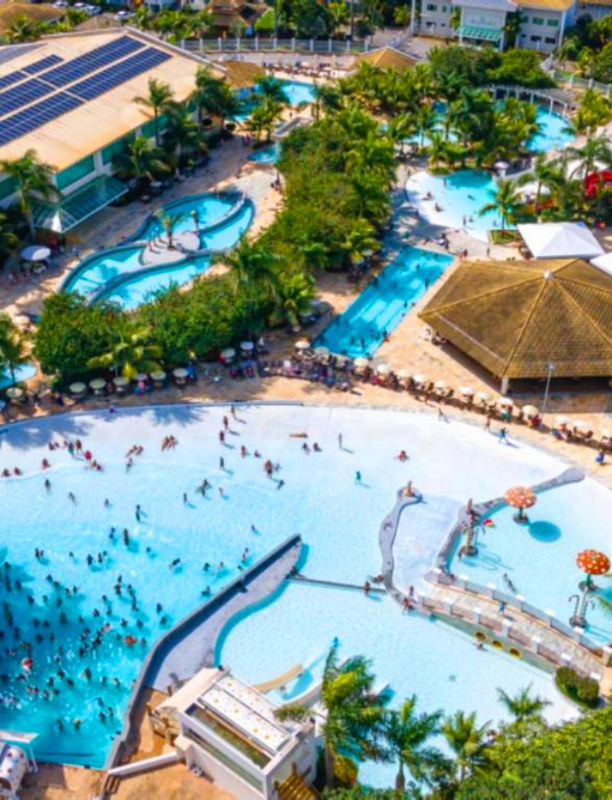 Apto Completo Com Parque Aquatico 24 Horas Lacqua Diroma كلدس نوفاس المظهر الخارجي الصورة